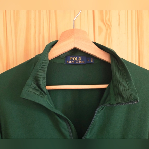 Polo Ralph Lauren 1/4 Zip Mock Neck Pullover Performance Jersey Material - Picture 6 of 8